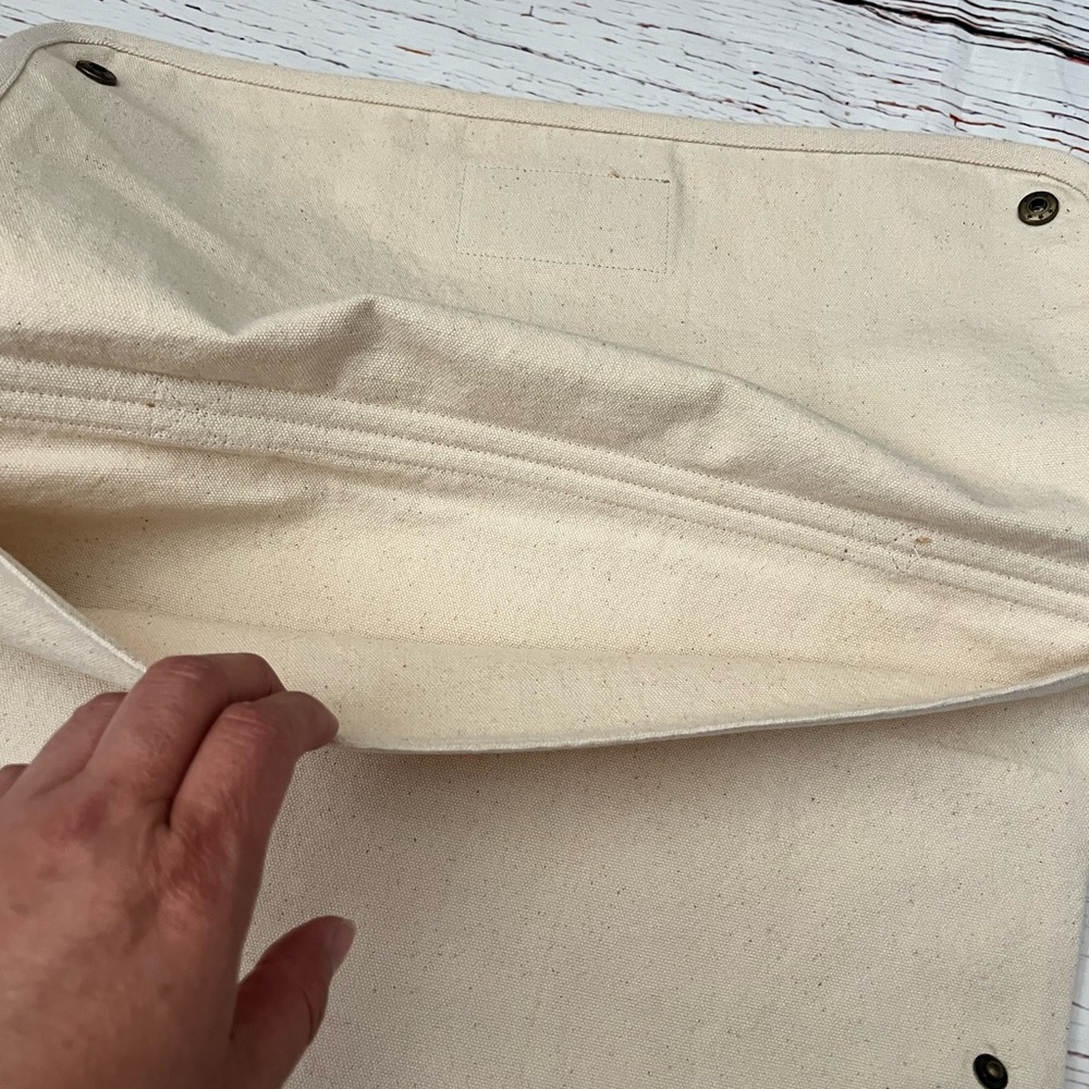 SALT canvas bag with leather handle - Picture 5 of 7